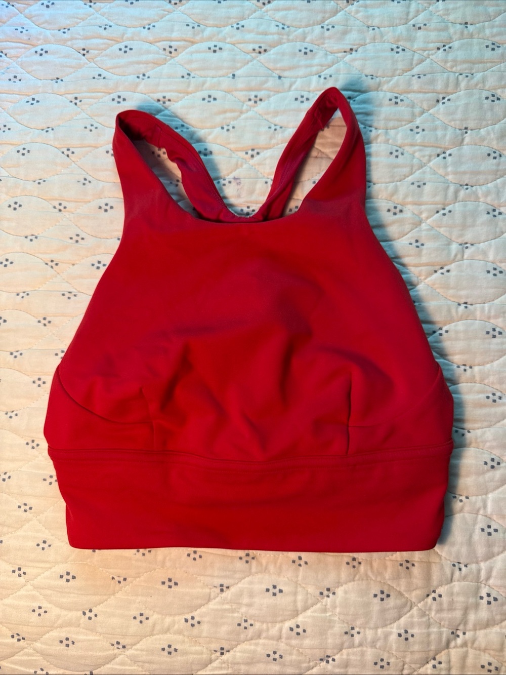 Lululemon High Neck Sports Bra Red Size Small